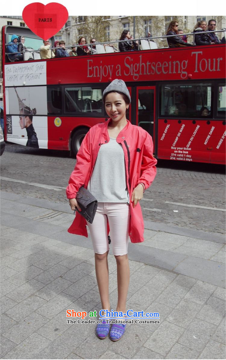 The sum of the   spring 2015 Korean version of large numbers of ladies thick mm Foutune of video thin coat leisure drawcord in Long Hoodie 200 catties can be wearing a red L picture, prices, brand platters! The elections are supplied in the national character of distribution, so action, buy now enjoy more preferential! As soon as possible.
