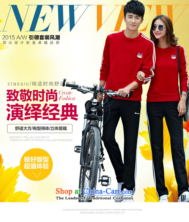 Meiby of couples package for larger men and women and men in uniform, T-shirt with round collar Leisure Package fall under article 3 of the new forward slash sweater couples with 8826 color blue XXXL picture, prices, brand platters! The elections are supplied in the national character of distribution, so action, buy now enjoy more preferential! As soon as possible.