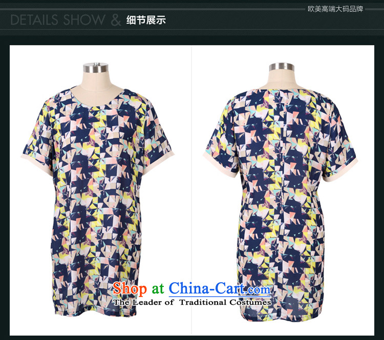 Overgrown Tomb economy honey population by 2015 Summer new xl female Korean version is simple and stylish stamp chiffon dresses 2616 picture color Large 5XL code around 922.747 200 pictures, prices, brand platters! The elections are supplied in the national character of distribution, so action, buy now enjoy more preferential! As soon as possible.