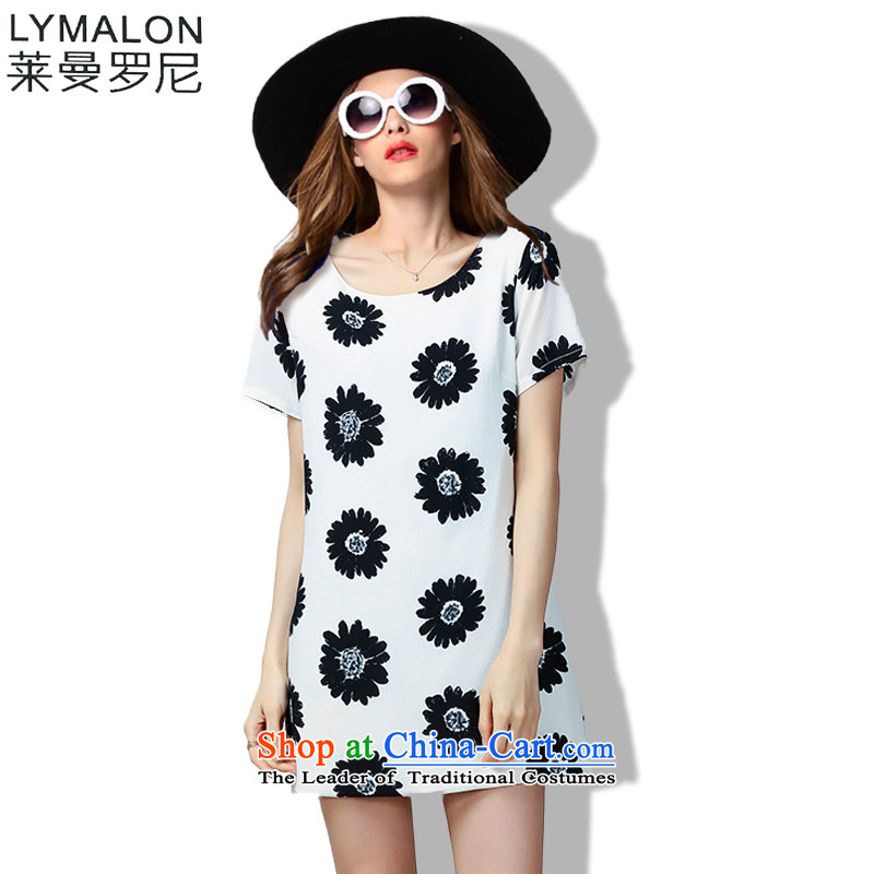 The lymalon lehmann thick, Hin thin Summer 2015 mm thick large wild women to loose short-sleeved dresses 60353 pink 5XL, Lehmann Ronnie (LYMALON) , , , shopping on the Internet