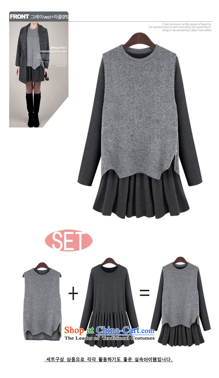 The Europe and the fat-kai MM maximum high fashion video thin two kits dresses DMNZ09 light gray XXL picture, prices, brand platters! The elections are supplied in the national character of distribution, so action, buy now enjoy more preferential! As soon as possible.
