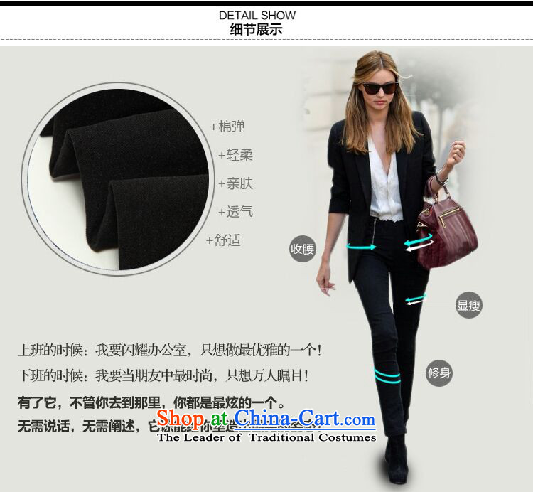 O Ya-ting 2015 new to increase women's code thick mm castor pencil trousers spring and fall video thin casual pants female black 3XL 145-165 recommends that you catty picture, prices, brand platters! The elections are supplied in the national character of distribution, so action, buy now enjoy more preferential! As soon as possible.