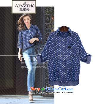 O Ya-ting 2015 new to increase women's code thick MM Summer Snow woven shirts Harun Capri Kit female dark blue stripes two kits 3XL recommends that you 145 - 175 catties picture, prices, brand platters! The elections are supplied in the national character of distribution, so action, buy now enjoy more preferential! As soon as possible.