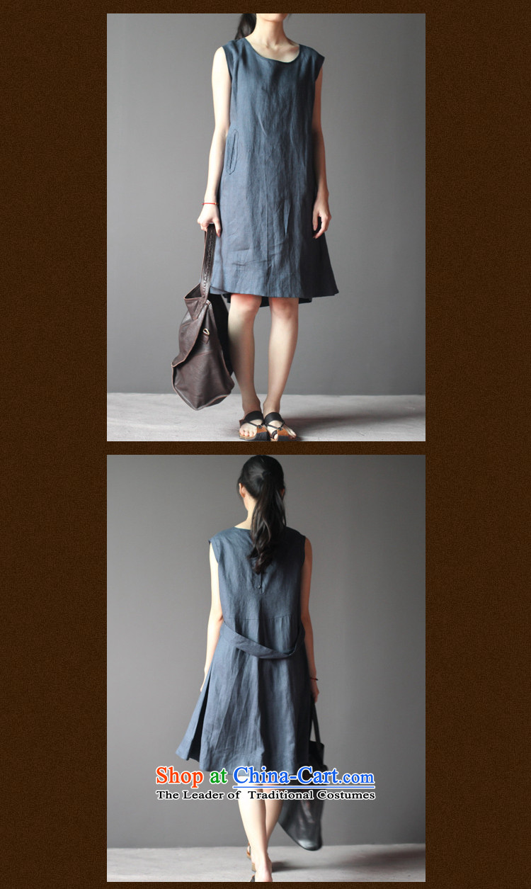Large meiby female wild 2014 Summer new arts sum female cotton linen large relaxd linen vest sleeveless dresses spot of net green linen 960 M picture quality, price, brand platters! The elections are supplied in the national character of distribution, so action, buy now enjoy more preferential! As soon as possible.