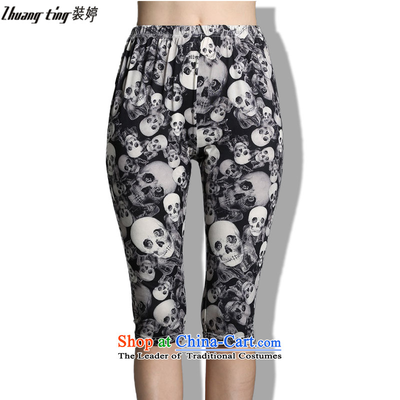 _replace as soon as possible, Hin Ting thick 2015 Summer thin new high-end western thick mm larger women to increase Sau San Capri 1827 picture color XL