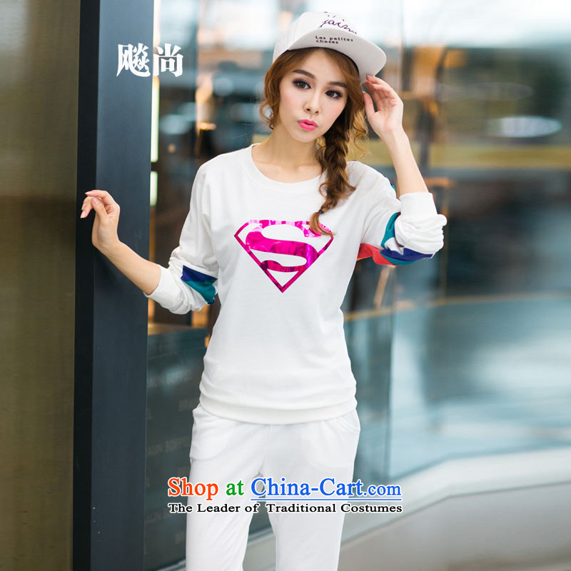 2015 Spring and Fall new larger female Women's clothes is a long-sleeved black sports suits , L, yet (BIAOSHANG biao) , , , shopping on the Internet