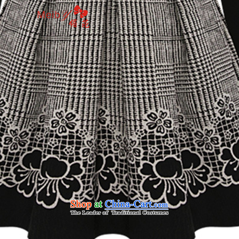 Maximum number of ladies wild Western wind spring 2014 new temperament long-sleeved skirt wear thin pieces of Sau San video skirts 1862 picture color L, of meiby () , , , shopping on the Internet