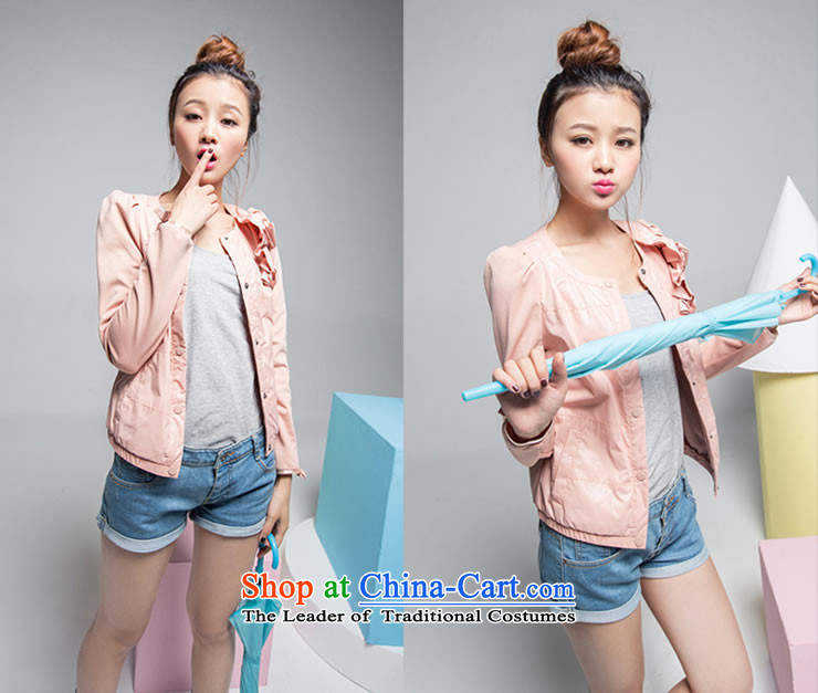 Large meiby female wild autumn replacing new products video thin wild Korean jacket female jacket (spot! 9079) light blue XXL picture, prices, brand platters! The elections are supplied in the national character of distribution, so action, buy now enjoy more preferential! As soon as possible.