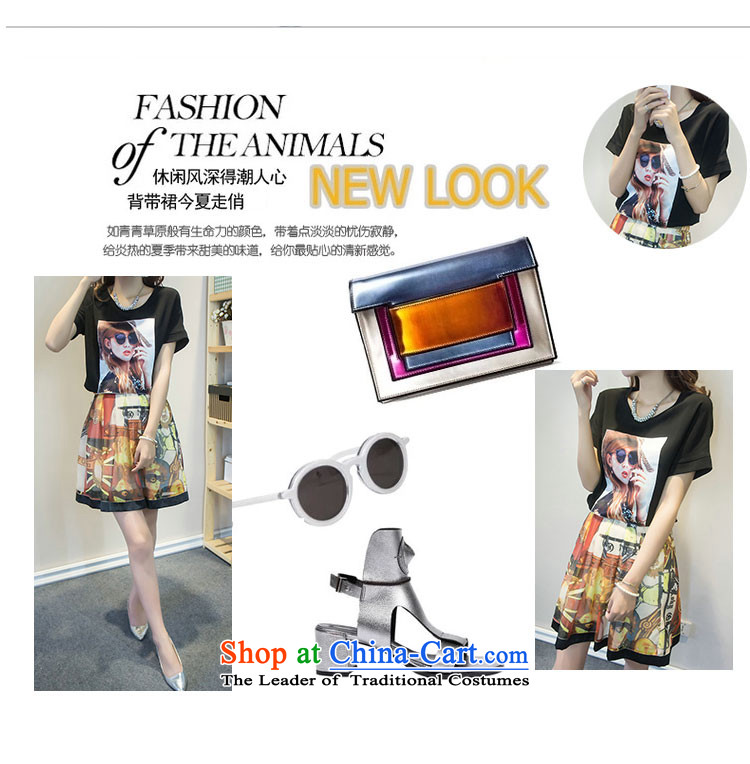 The first declared as thick mm to increase female Korean version of code for summer new stylish two kits loose T-shirt t-shirt + upper body 7319# skirt around 922.747 paras. 135-145 2XL Photo, prices, brand platters! The elections are supplied in the national character of distribution, so action, buy now enjoy more preferential! As soon as possible.