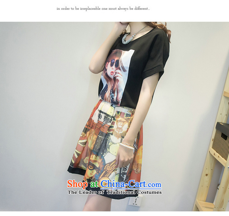 The first declared as thick mm to increase female Korean version of code for summer new stylish two kits loose T-shirt t-shirt + upper body 7319# skirt around 922.747 paras. 135-145 2XL Photo, prices, brand platters! The elections are supplied in the national character of distribution, so action, buy now enjoy more preferential! As soon as possible.