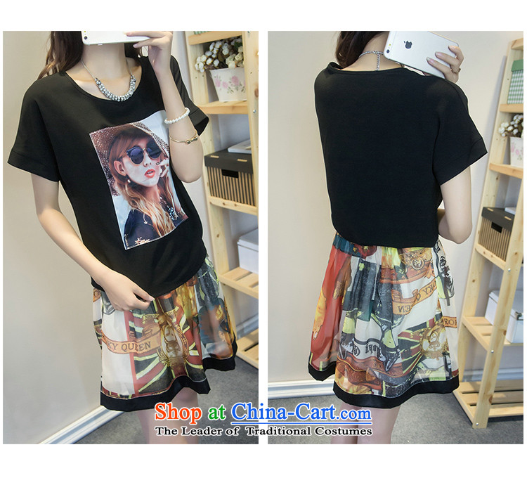 The first declared as thick mm to increase female Korean version of code for summer new stylish two kits loose T-shirt t-shirt + upper body 7319# skirt around 922.747 paras. 135-145 2XL Photo, prices, brand platters! The elections are supplied in the national character of distribution, so action, buy now enjoy more preferential! As soon as possible.