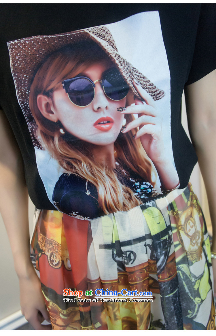 The first declared as thick mm to increase female Korean version of code for summer new stylish two kits loose T-shirt t-shirt + upper body 7319# skirt around 922.747 paras. 135-145 2XL Photo, prices, brand platters! The elections are supplied in the national character of distribution, so action, buy now enjoy more preferential! As soon as possible.