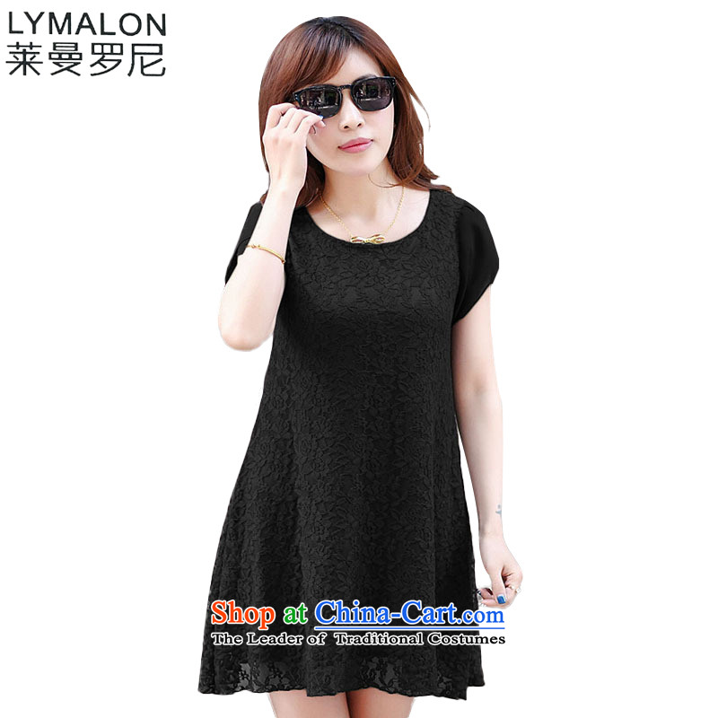 The lymalon lehmann thick, Hin thin Summer 2015 mm thick new larger female to intensify loose short-sleeved dresses 1021 wine red XXXXL, Lehmann Ronnie (LYMALON) , , , shopping on the Internet