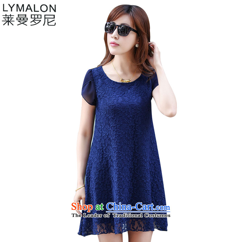 The lymalon lehmann thick, Hin thin Summer 2015 mm thick new larger female to intensify loose short-sleeved dresses 1021 wine red XXXXL, Lehmann Ronnie (LYMALON) , , , shopping on the Internet