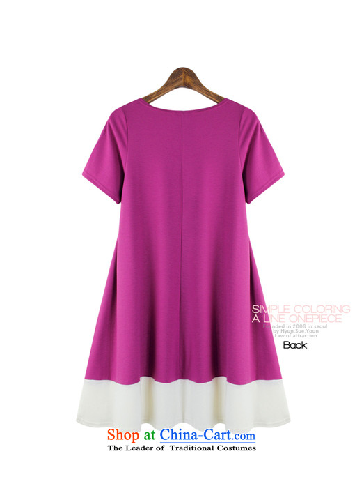 O Ya-ting 2015 new to increase women's code thick MM summer video thin A skirt modal shirt female aubergine 5XL 175-200 recommends that you catty picture, prices, brand platters! The elections are supplied in the national character of distribution, so action, buy now enjoy more preferential! As soon as possible.