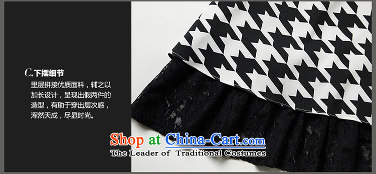 The Director of the new add to the burden of 200 indeed xl female thick mm spring and summer load Korean lace stitching short-sleeved relaxd dress code 2877 Black and White Large 3XL around 922.747 160 pictures, prices, brand platters! The elections are supplied in the national character of distribution, so action, buy now enjoy more preferential! As soon as possible.