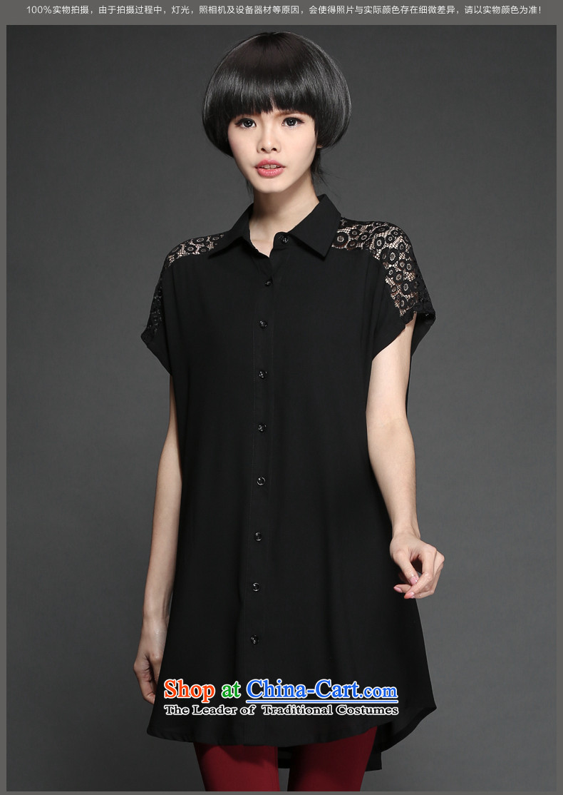 Overgrown Tomb economy's code honey-SHIRT 2015 Summer new minimalist lace stitching long thick snow woven shirts M1315 MM black 5XL picture, prices, brand platters! The elections are supplied in the national character of distribution, so action, buy now enjoy more preferential! As soon as possible.