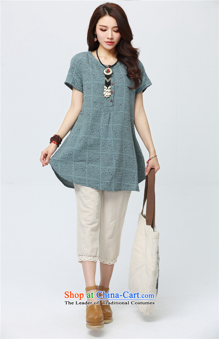 The new summer 2015 DAZZTAR larger female short-sleeved shirt Korea linen version loose cotton linen tunic CS0060 female RED M picture, prices, brand platters! The elections are supplied in the national character of distribution, so action, buy now enjoy more preferential! As soon as possible.