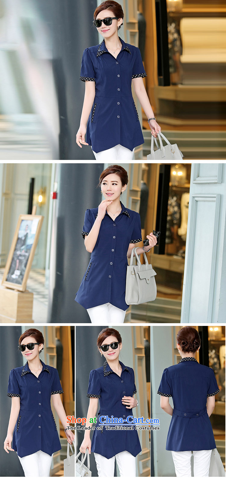 For the people by 2015 Summer Doi new shirt female Korean version of large numbers of ladies Sau San Fat mm thin coat graphics possession blue XL Photo, prices, brand platters! The elections are supplied in the national character of distribution, so action, buy now enjoy more preferential! As soon as possible.