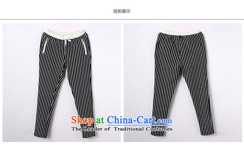 Water Spring 2015 of new large female Korean leisure ladies pants elastic waist trousers score of 9 high black and white photo L of S15CW4537, prices, brand platters! The elections are supplied in the national character of distribution, so action, buy now enjoy more preferential! As soon as possible.