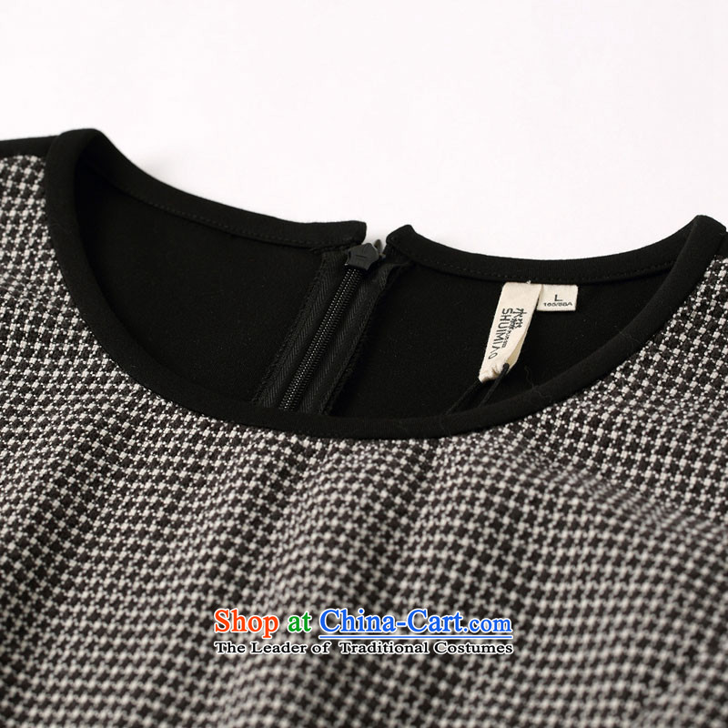The representative of the water for larger female spring 2015 the new Korean chidori of forming the skirt vest skirt S15CZ4424 3XL, carbon black water by (SHUIMIAO) , , , shopping on the Internet
