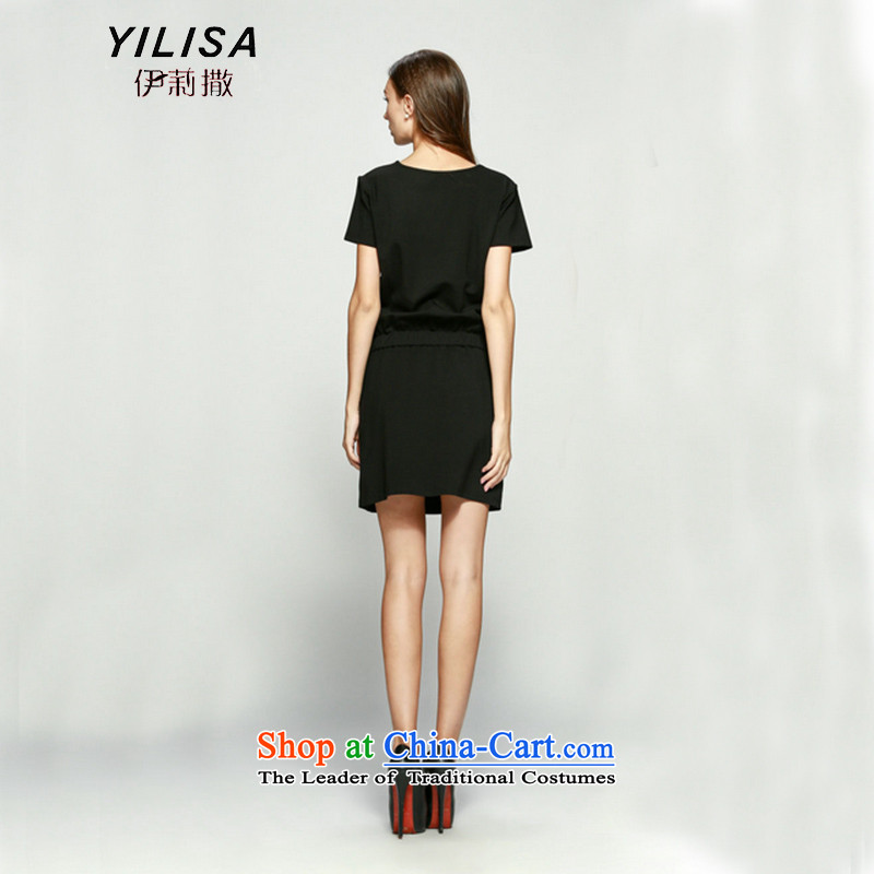 The new king code YILISA women 200 catties thick mm summer Korean cartoon cubs figure dresses thick sister video thin even turning black XXL, K870 skirts, the Reine (YILISA sub-shopping on the Internet has been pressed.)