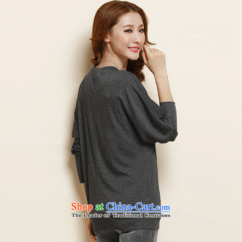 Athena Chu Isabel 2015 installed version to Korea to increase women's code thick mm long-sleeved female long bat loose T-shirt, forming the Netherlands shirt  1127 carbon cost between HKD150-170), the burden of recommendations 3XL( Athena Isabel (yisabell) , , , shopping on the Internet