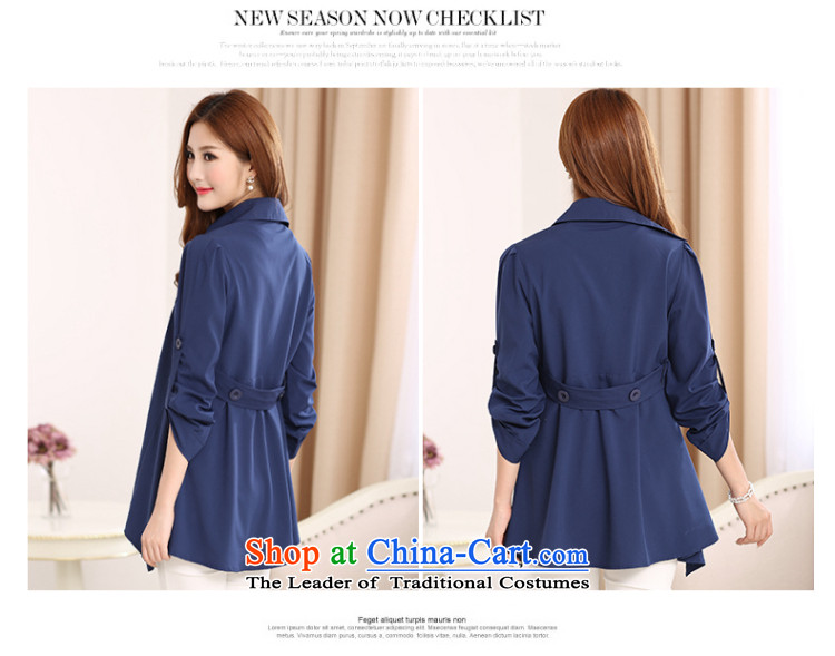 Athena Chu, Isabel 2015 to increase the number of women with thick MM windbreaker wild temperament lapel video in thin long Wind Jacket Sau San Cardigan 1122 Black 4XL( recommendations 160-175 catty) Picture, prices, brand platters! The elections are supplied in the national character of distribution, so action, buy now enjoy more preferential! As soon as possible.