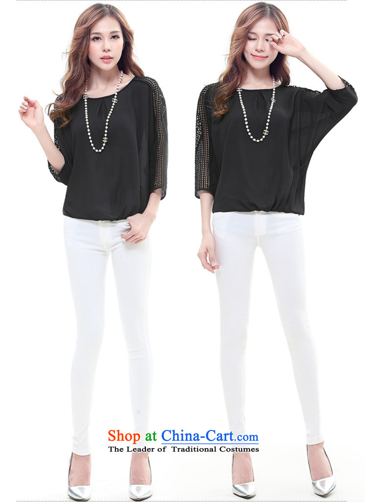 Athena Chu Isabel 2015 large women fall inside the new Korean chiffon shirt thick mm200 catty loose video thin black shirt female 1280 bare stomach pink 2XL recommendations 135-150 catty picture, prices, brand platters! The elections are supplied in the national character of distribution, so action, buy now enjoy more preferential! As soon as possible.