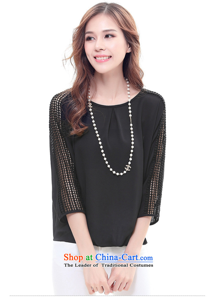 Athena Chu Isabel 2015 large women fall inside the new Korean chiffon shirt thick mm200 catty loose video thin black shirt female 1280 bare stomach pink 2XL recommendations 135-150 catty picture, prices, brand platters! The elections are supplied in the national character of distribution, so action, buy now enjoy more preferential! As soon as possible.