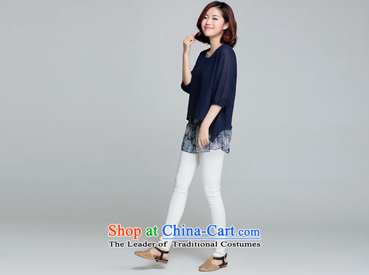 The 2015 summer of sin also new short-sleeved Korean large two-part in false long chiffon T-shirt and gray 3XL(150-170) female picture, prices, brand platters! The elections are supplied in the national character of distribution, so action, buy now enjoy more preferential! As soon as possible.