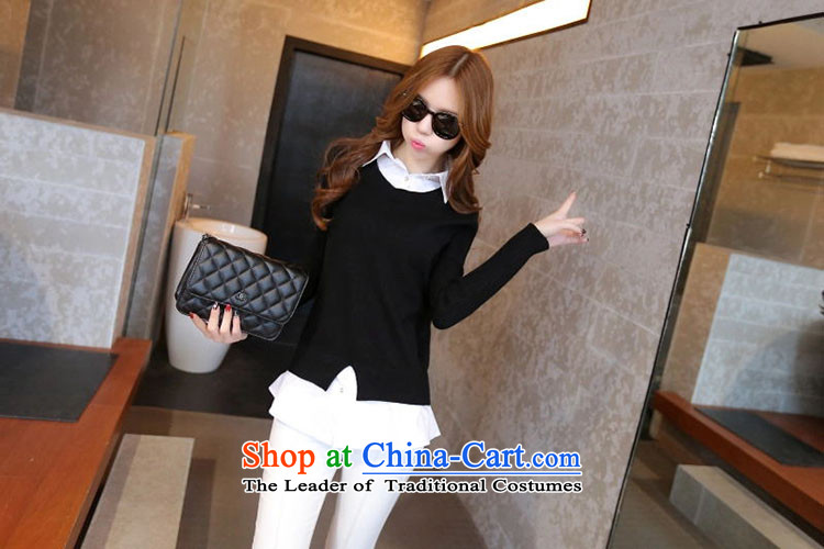 Maximum number of ladies wild woolen pullover female Sleek and versatile large spring new Korean female shirt collar leave two Knitted Shirt, forming the Women 6004 fluorescent yellow shirt L picture, prices, brand platters! The elections are supplied in the national character of distribution, so action, buy now enjoy more preferential! As soon as possible.