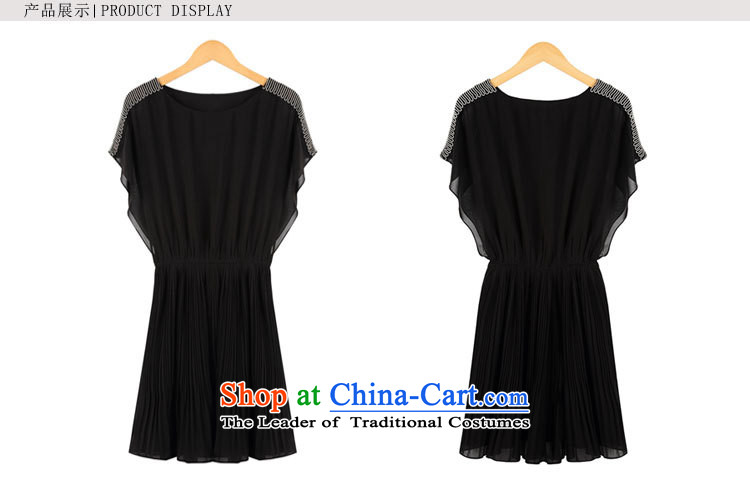 2015 Summer Zz&ff new European sites to increase women's code thick MM200 catty chiffon video thin dresses Black XL Photo, prices, brand platters! The elections are supplied in the national character of distribution, so action, buy now enjoy more preferential! As soon as possible.