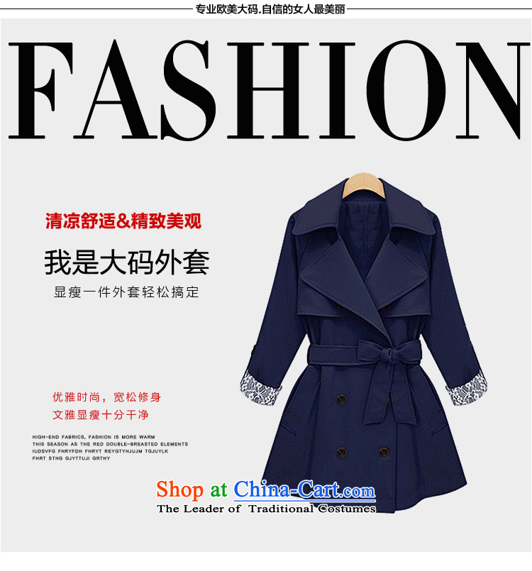 The first declared as thick mm to xl women through the spring and fall of the new Europe and stylish Foutune of video in the thin long Leisure windbreaker female jacket LY5012/ navy blue XL 115-128 around 922.747 picture, prices, brand platters! The elections are supplied in the national character of distribution, so action, buy now enjoy more preferential! As soon as possible.
