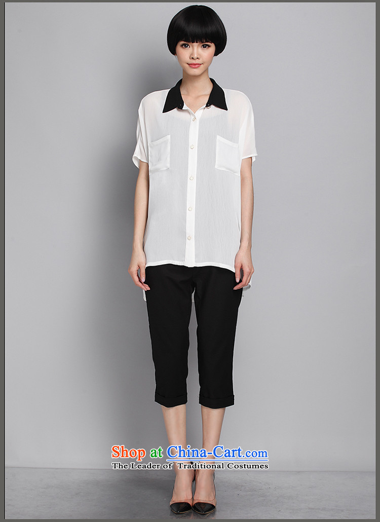 Of staff to increase the burden of 200 yards women thick mm long in the summer lapel short-sleeved chiffon white shirt cardigan relaxd the large white code 1356 XL around 922.747 120 pictures for, prices, brand platters! The elections are supplied in the national character of distribution, so action, buy now enjoy more preferential! As soon as possible.