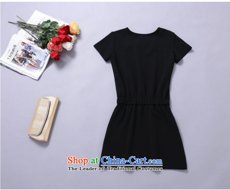 The new summer 2015 Zz&ff larger female 200 catties thick MM stylish cubs stamp short-sleeved dresses XXXL color picture pictures, prices, brand platters! The elections are supplied in the national character of distribution, so action, buy now enjoy more preferential! As soon as possible.