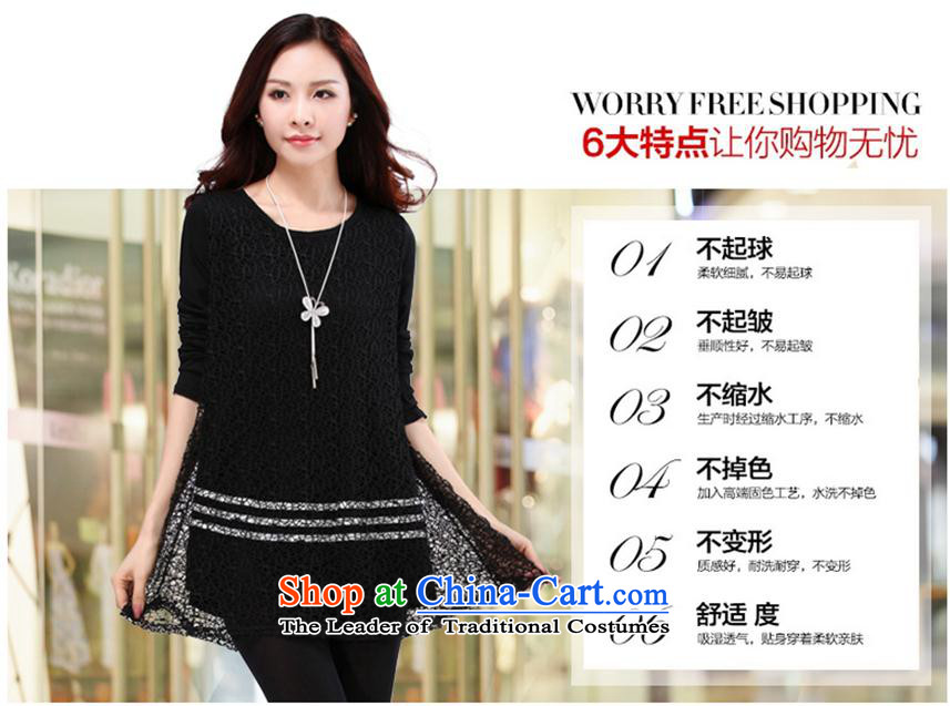 Butterfly fu ni  2015 to increase the number of female graphics thin winter thick Korean forming the sister of the Netherlands T-shirt black large code 4XL Photo, prices, brand platters! The elections are supplied in the national character of distribution, so action, buy now enjoy more preferential! As soon as possible.