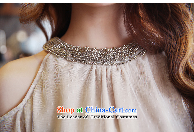 American Samoa Nika larger female thick mm spring loaded 2015 Korean New Graphics thin lace pearl nail collars round-neck champagne color XL Photo, prices, brand platters! The elections are supplied in the national character of distribution, so action, buy now enjoy more preferential! As soon as possible.