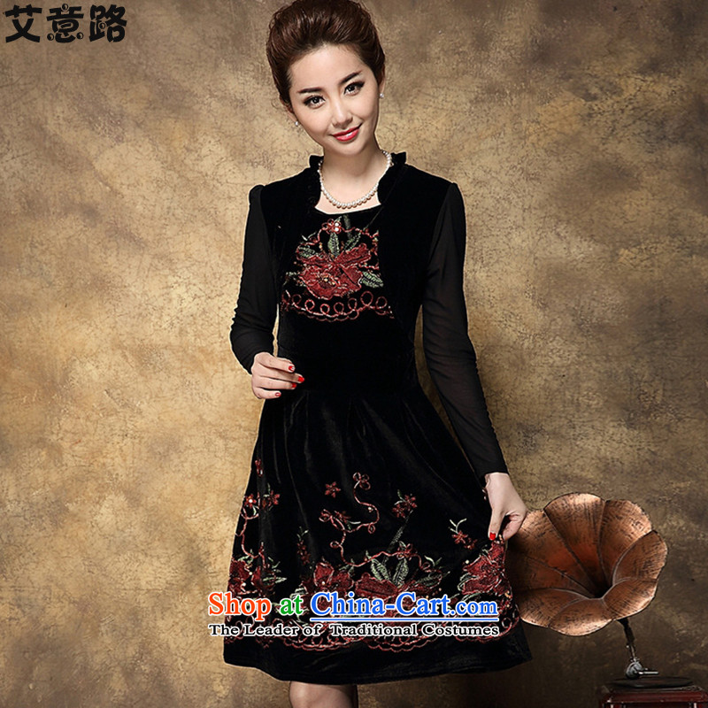 To the great number of women in the autumn of my mother replacing older new embroidery dresses XXXL, RED HIV to 1992 Road , , , shopping on the Internet