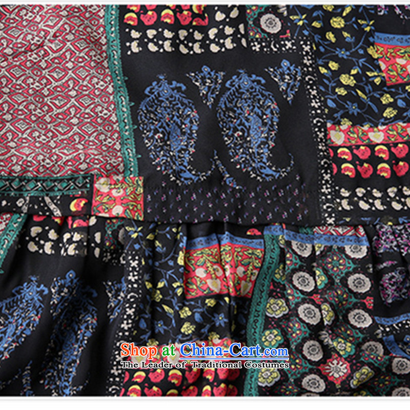 The lymalon lehmann thick, Hin thin 2015 autumn large Korean female double petticoats skirts long seven-sleeved dresses 1192 dark blue , L, Sulaiman Ronnie (LYMALON) , , , shopping on the Internet