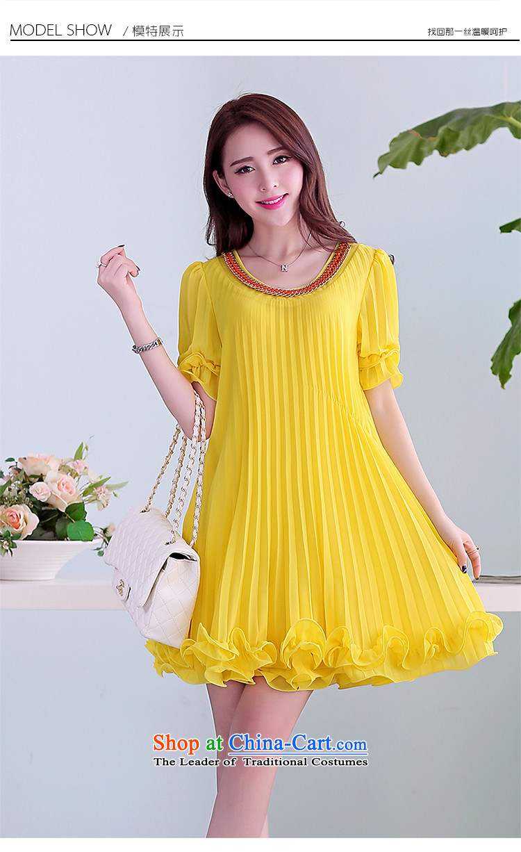 The OSCE large yarn covered by female thick mm dresses to increase video summer thin black fungus edge chiffon dresses relaxd dress short-sleeved light green M picture, prices, brand platters! The elections are supplied in the national character of distribution, so action, buy now enjoy more preferential! As soon as possible.