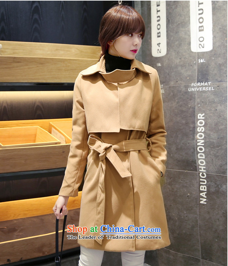 The Dumping e 2015 Autumn replacing New Sau San video in the tether strap thin long hair? a jacket coat female 665 Black  S picture, prices, brand platters! The elections are supplied in the national character of distribution, so action, buy now enjoy more preferential! As soon as possible.