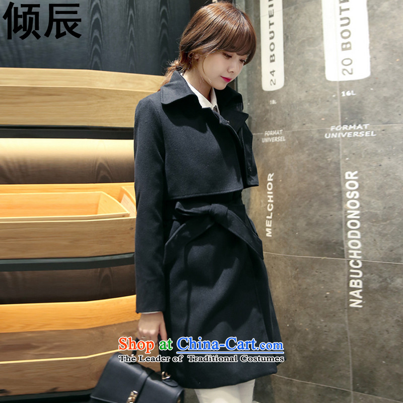 The Dumping e 2015 Autumn replacing New Sau San video in the tether strap thin long hair? a jacket coat girl   S, dumping e 665 black , , , shopping on the Internet