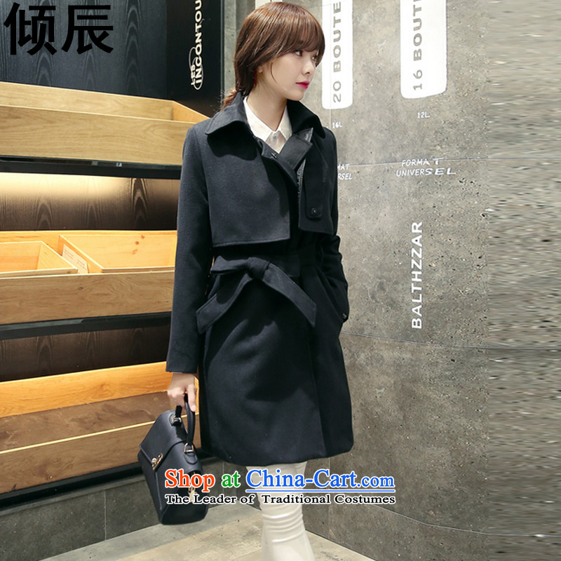 The Dumping e 2015 Autumn replacing New Sau San video in the tether strap thin long hair? a jacket coat girl   S, dumping e 665 black , , , shopping on the Internet