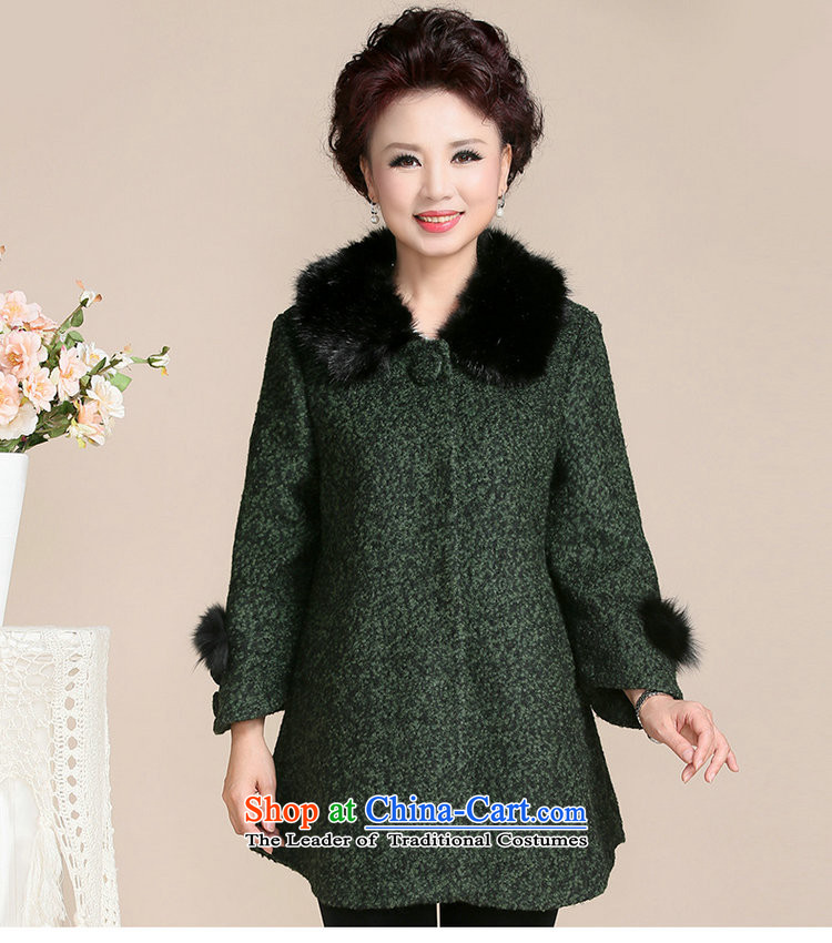 2015 Autumn and winter new ousmile) Older women wear wool a wool coat middle-aged moms large load women a jacket HL58 HL58 3XL green picture, prices, brand platters! The elections are supplied in the national character of distribution, so action, buy now enjoy more preferential! As soon as possible.