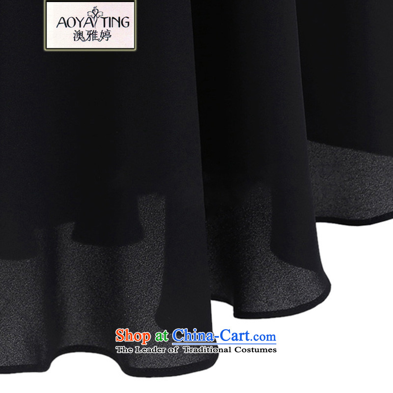 O Ya-ting 2015 new to increase the number of women's summer wear the vest skirt thick video thin clothes summer chiffon black 5XL 175-200 recommends that you, O Jacob aoyating Ting () , , , shopping on the Internet