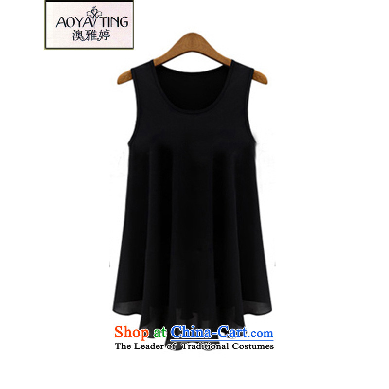 O Ya-ting 2015 new to increase the number of women's summer wear the vest skirt thick video thin clothes summer chiffon black 5XL 175-200 recommends that you, O Jacob aoyating Ting () , , , shopping on the Internet
