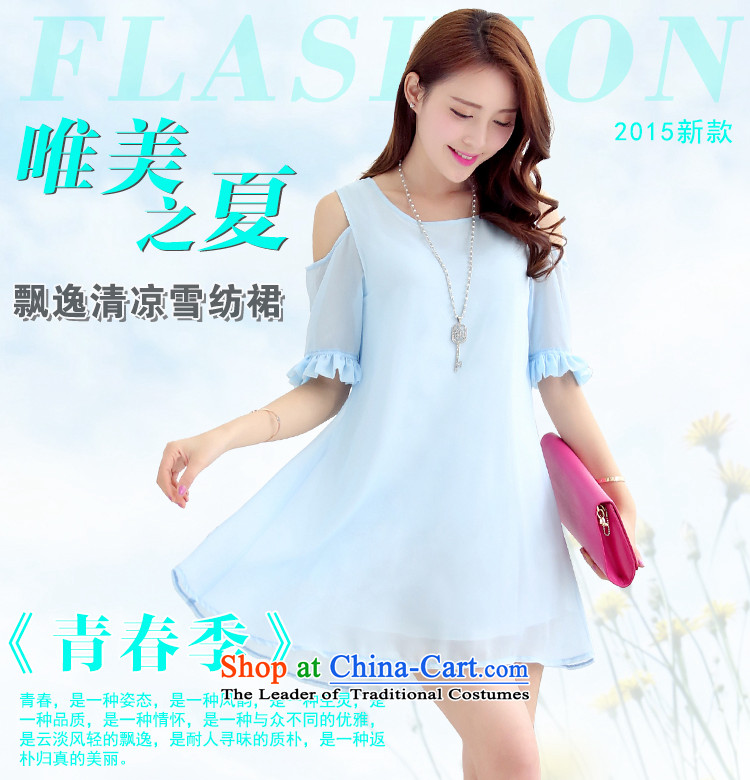 O Ya-ting 2015 new to xl female summer thick mm video thin ice woven dresses female water blue 5XL 175-200 recommends that you catty picture, prices, brand platters! The elections are supplied in the national character of distribution, so action, buy now enjoy more preferential! As soon as possible.