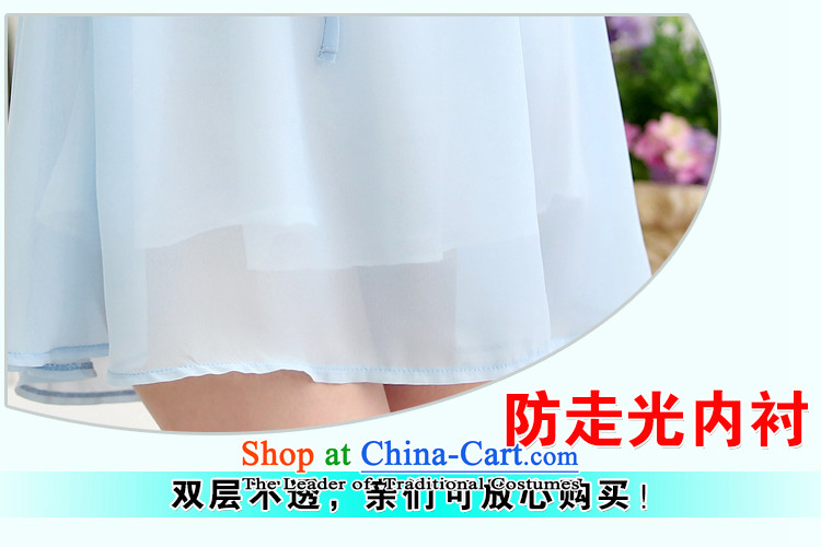 O Ya-ting 2015 new to xl female summer thick mm video thin ice woven dresses female water blue 5XL 175-200 recommends that you catty picture, prices, brand platters! The elections are supplied in the national character of distribution, so action, buy now enjoy more preferential! As soon as possible.