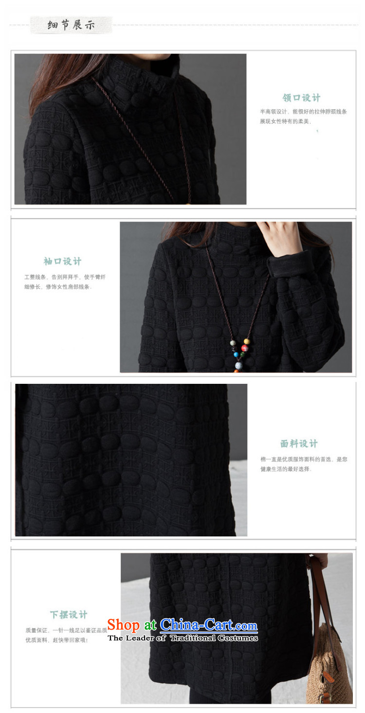 Kim to spring and autumn 2015, Arabic, Korean version of the new larger women in mm thick long long-sleeved sweater loose Knitted Shirt, forming the dresses female autumn and winter black  XXL picture, prices, brand platters! The elections are supplied in the national character of distribution, so action, buy now enjoy more preferential! As soon as possible.